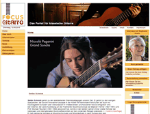 Tablet Screenshot of focus-gitarre.de